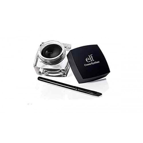 جل حواجب و ايلاينر اسود ، ضد الماء ، مع ريشه من ماركة ايلف 