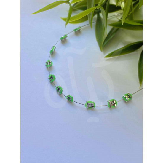 تقويم اخضر تفاحي منفصل ، زينه اكسسوار مؤقت