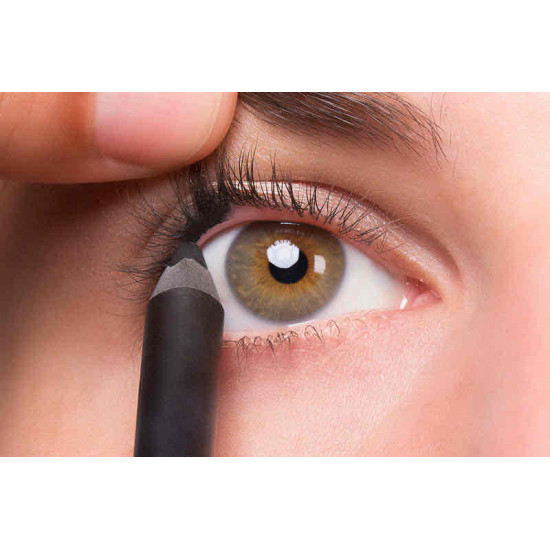 كحل اسود فاحم  ثابت ، لا يسيح ، ضد الماء قابل لتبريه من ريل بيوتي 