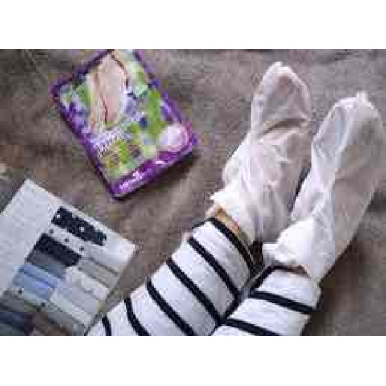 شرابات جوارب القدم السحرية لتقشير القدمين باللافندر