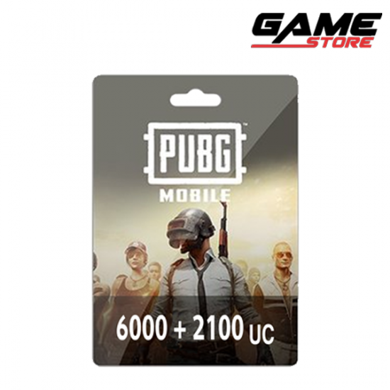 بطاقة ببجي - 6000 + 2100 شدة