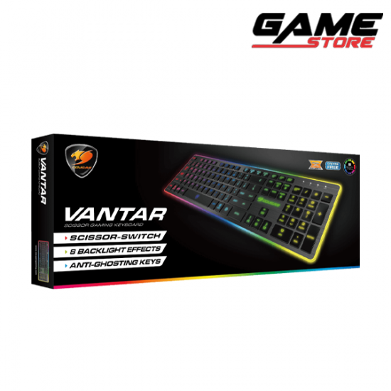 لوحة مفاتيح كوغار فانتار RGB - اسود - vantar لوحة مفاتيح كوغار فانتار RGB - اسود - vantar
