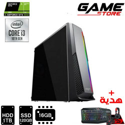 تجميعه ألعاب - بي سي جيمنق - معالج i3 الجيل العاشر - 16 جيجا بايت رام - كرت شاشه GTX 1650 4GB تجميعه ألعاب - بي سي جيمنق - معالج i3 الجيل العاشر - 16 جيجا بايت رام - كرت شاشه GTX 1650 4GB