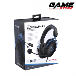 سماعة هايبر اكس الفا اس - ازرق اسود - بلايستيشن 4 - HyperX Cloud alpha S - blue Black