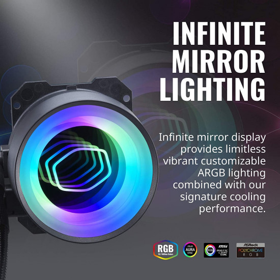 تبريد مائي : COOLER MASTER ML360MIRROR