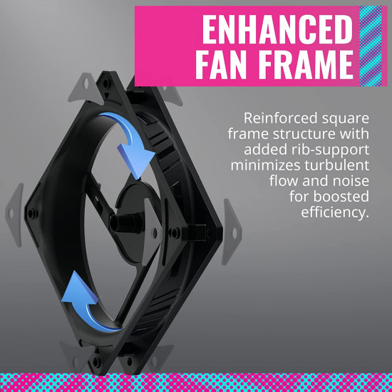 مراوح تركيب :COOLER MASTER SICKLEFLOW 120ARGB 1PACK