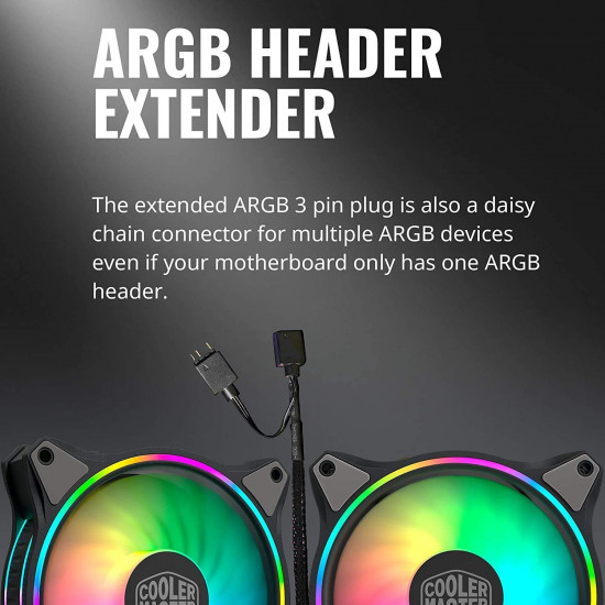 مراوح تركيب : COOLER MASTERFAN MF120 HALO