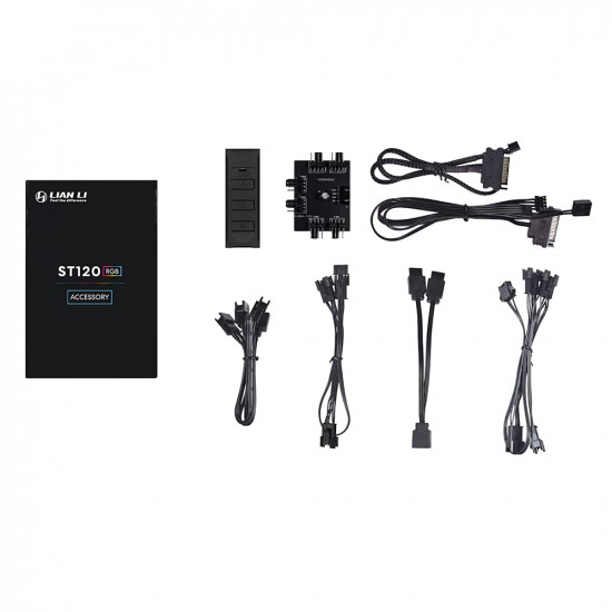 مراوح تركيب : LIAN LI ST120RGB-BLACK مراوح تركيب : LIAN LI ST120RGB-BLACK