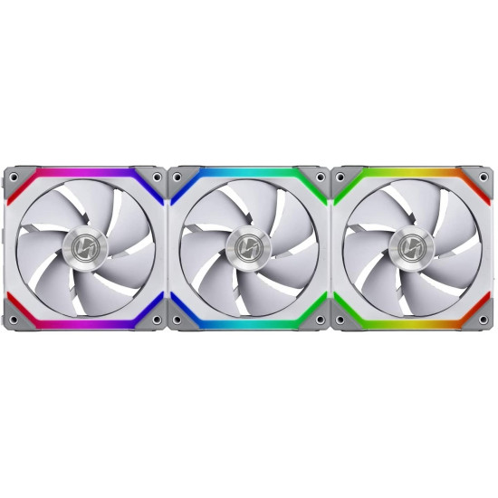 مراوح تركيب : LIAN LI UNI-FAN SL120 3PACK WHITE