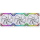 مراوح تركيب : LIAN LI UNI-FAN SL120 3PACK WHITE