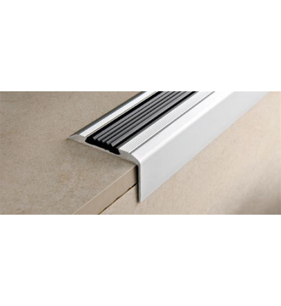 بروقرس زاوية  للدرج 45×28 ×2.7متر مع ربل فضي PEDAA4528A