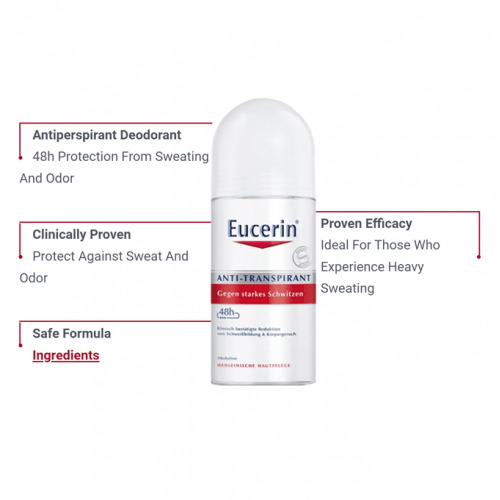 مضاد التعرق 48 ساعة رول اون من يوسرين - 50 مل مضاد التعرق 48 ساعة رول اون من يوسرين - 50 مل