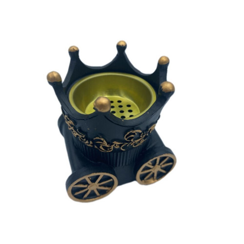 مبخرة سوداء بتصميم عربة مبخرة سوداء بتصميم عربة