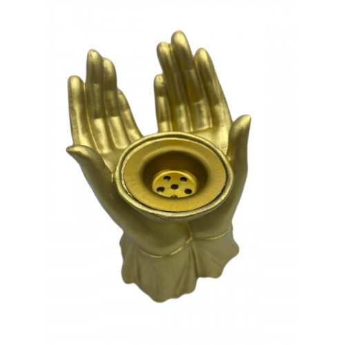 مبخرة رخاميه بتصميم انيق - ذهبي مبخرة رخاميه بتصميم انيق - ذهبي