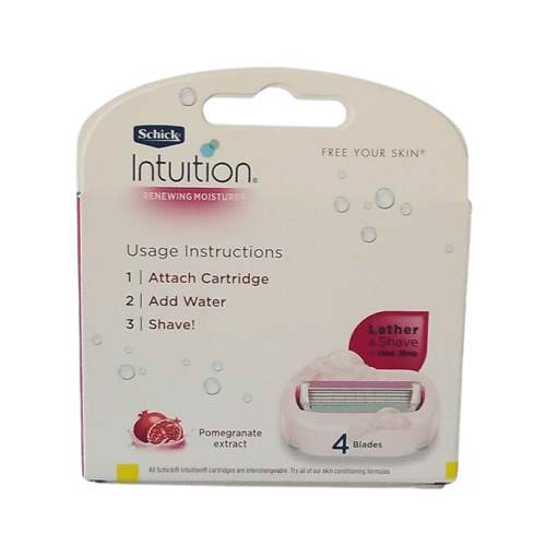 ملحقات موس الحلاقة بخلاصة الرمان من شيك انتويشن - 3 قطع