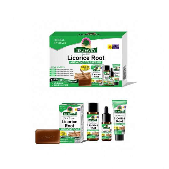 مجموعة دكتور ديفي لعرق السوس لمكافحة حب الشباب 100 مل مجموعة دكتور ديفي لعرق السوس لمكافحة حب الشباب 100 مل