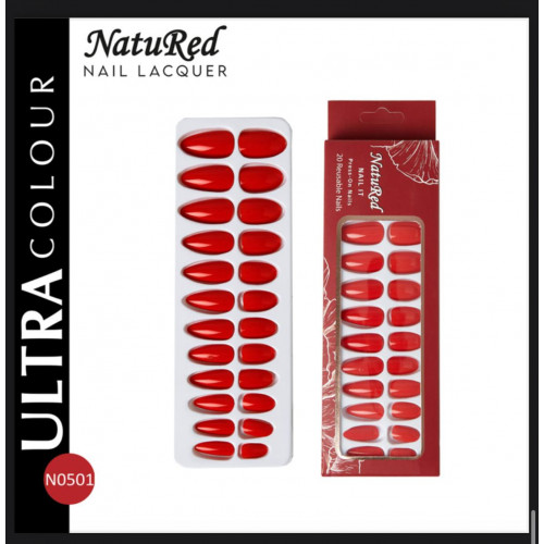 طقم أظافر لصق ذاتي من ناتوريد-N0501