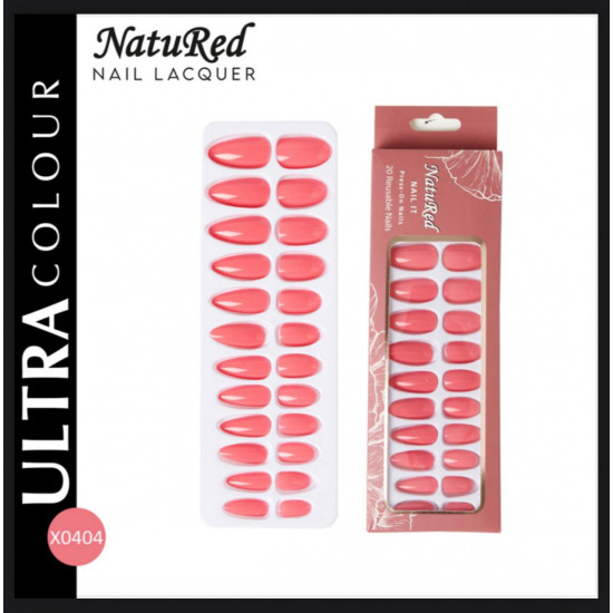 طقم أظافر لصق ذاتي من ناتوريد-X0404 طقم أظافر لصق ذاتي من ناتوريد-X0404