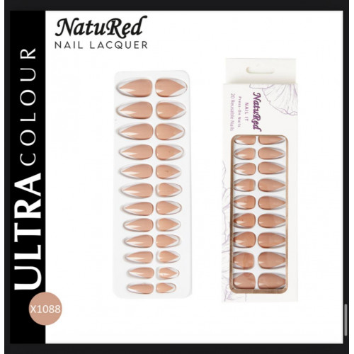 طقم أظافر لصق ذاتي من ناتوريد-X1088