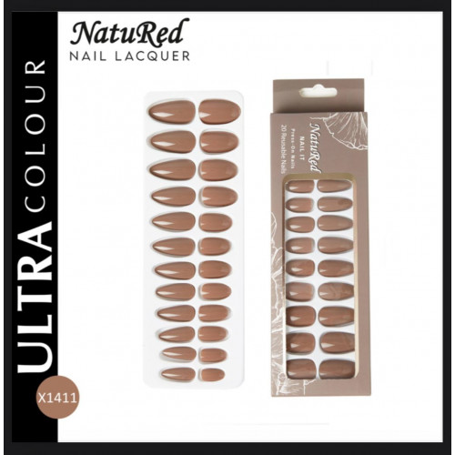 طقم أظافر لصق ذاتي من ناتوريد-X1411
