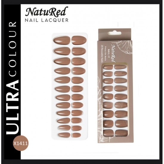 طقم أظافر لصق ذاتي من ناتوريد-X1411