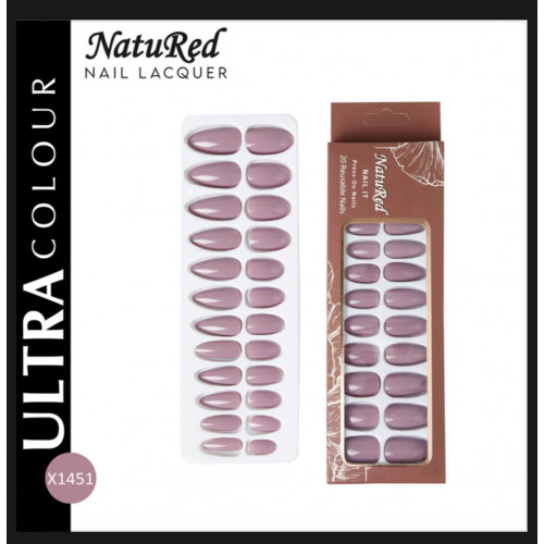 طقم أظافر لصق ذاتي من ناتوريد-X1451