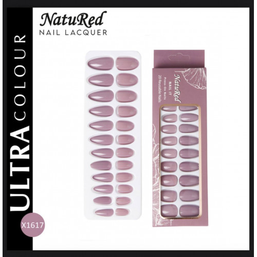 طقم أظافر لصق ذاتي من ناتوريد-X1617