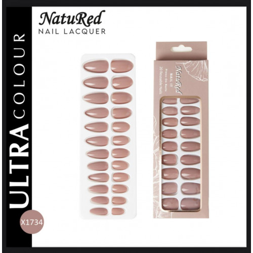 طقم أظافر لصق ذاتي من ناتوريد-X1734