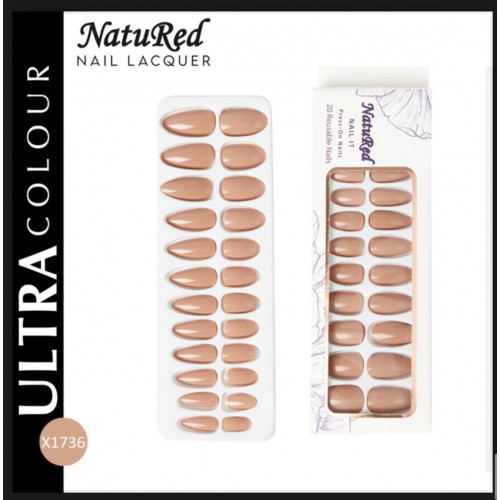 طقم أظافر لصق ذاتي من ناتوريد-X1736