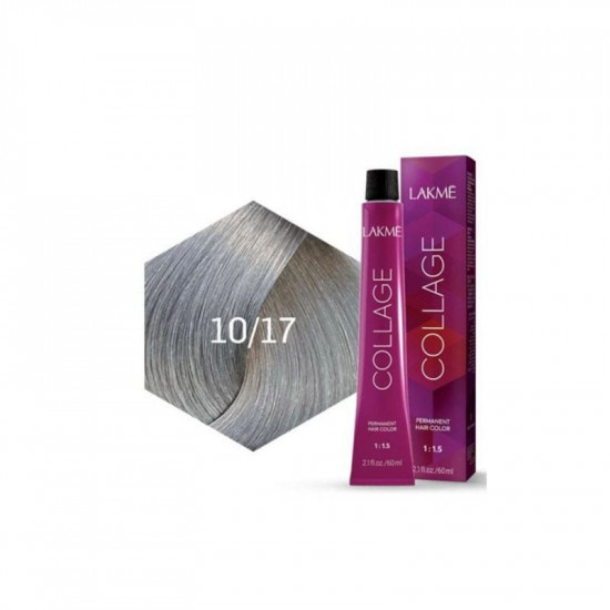 لاكمي كولاج صبغة شعر دائمه  اشقر بلاتيني رمادي10/17 لاكمي كولاج صبغة شعر دائمه  اشقر بلاتيني رمادي10/17