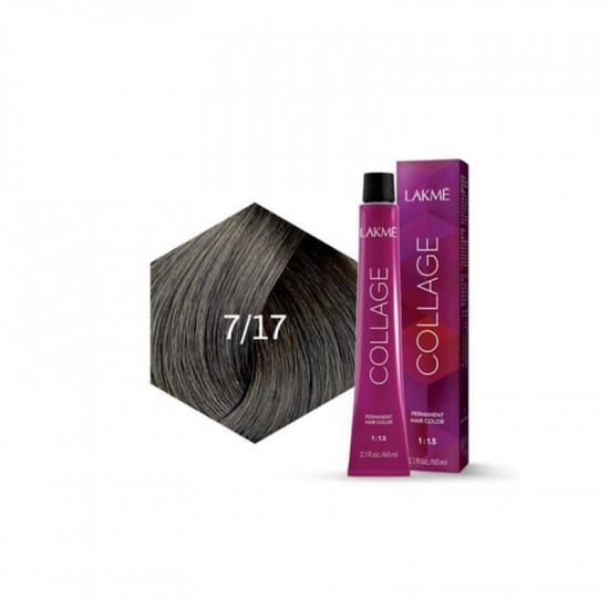 لاكمي كولاج صبغة شعر دائمه اشقر رمادي متوسط 7/17 لاكمي كولاج صبغة شعر دائمه اشقر رمادي متوسط 7/17