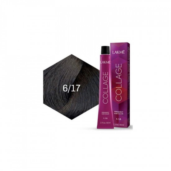 لاكمي كولاج صبغة شعر دائمه  اشقر رمادي غامق 6/17 لاكمي كولاج صبغة شعر دائمه  اشقر رمادي غامق 6/17