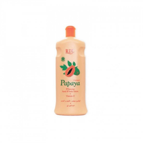 لوشن لتبييض بشرة الجسم واليدين بخلاصة فاكهة البابايا من ار دي ال 600مل لوشن لتبييض بشرة الجسم واليدين بخلاصة فاكهة البابايا من ار دي ال 600مل