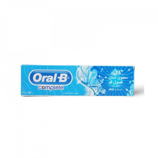 أورال بي كومبليت، معجون أسنان، بالنعناع المنعش، بالفلوريد - 100 مل