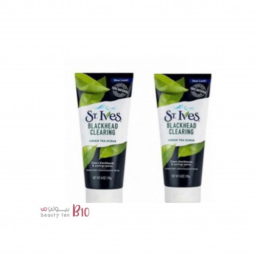 مقشر البامبو والشاي الأخضر، للتخلص من الرؤوس السوداء،من سانت ايفز (علبتين)170جم مقشر البامبو والشاي الأخضر، للتخلص من الرؤوس السوداء،من سانت ايفز (علبتين)170جم