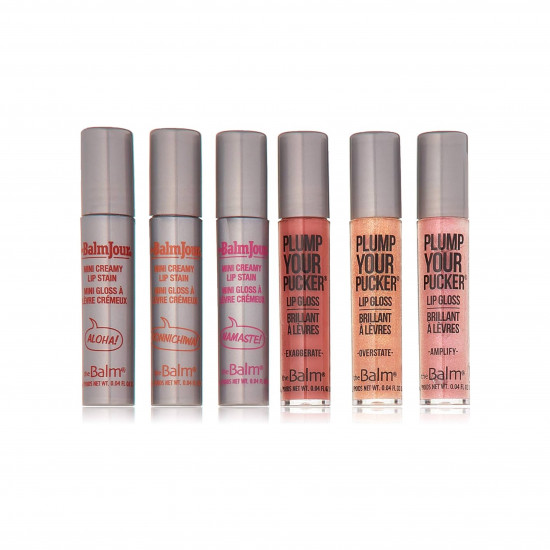 طقم أرواج ميني ليب غلوس فول 2 من ذا بالم طقم أرواج ميني ليب غلوس فول 2 من ذا بالم