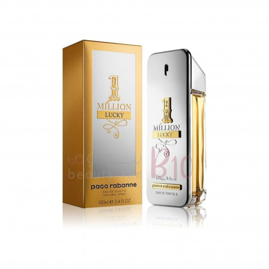 عطر ون مليون لاكي من باكو رابان للرجال - 100مل - أو دو تواليت عطر ون مليون لاكي من باكو رابان للرجال - 100مل - أو دو تواليت