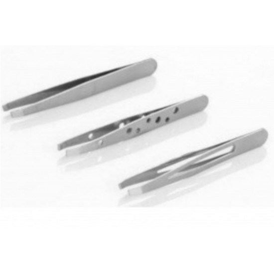 ملقاط شعر من الإستانلس ستيل مكون من 3 قطع من ماكس اليجانس ملقاط شعر من الإستانلس ستيل مكون من 3 قطع من ماكس اليجانس