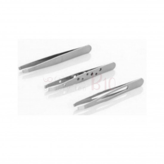 ملقاط شعر من الإستانلس ستيل مكون من 3 قطع من ماكس اليجانس ملقاط شعر من الإستانلس ستيل مكون من 3 قطع من ماكس اليجانس