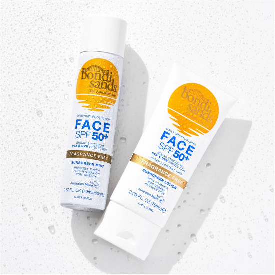 لوشن واقي الشمس من بوندي ساندز بدون رائحة عطرية SPF50+ - للوجه 150مل لوشن واقي الشمس من بوندي ساندز بدون رائحة عطرية SPF50+ - للوجه 150مل