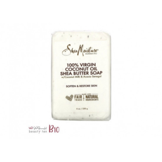 صابون زبدة الشيا وزيت جوز الهند البكر 100% من شيا مويستر - 230 جم صابون زبدة الشيا وزيت جوز الهند البكر 100% من شيا مويستر - 230 جم
