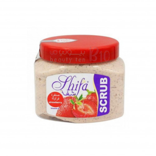 صنفرة للوجه بخلاصة الفراولة من شفا 500مل