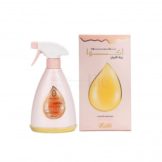 معطر جو للغرفة وللاقمشة اكوا زينة الفرش من الرصاصي 375 مل معطر جو للغرفة وللاقمشة اكوا زينة الفرش من الرصاصي 375 مل