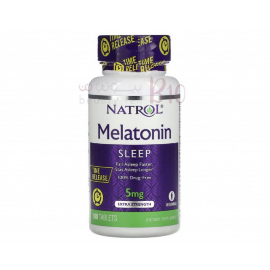 حبوب ميلاتونين من ناترول5 غرام 100قرص حبوب ميلاتونين من ناترول5 غرام 100قرص