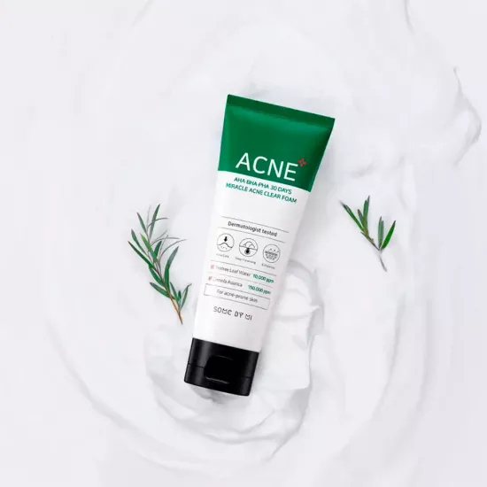 منظف الوجه الرغوي لحب الشباب المعجزة 30 يوما من سوم باي مي - 100مل منظف الوجه الرغوي لحب الشباب المعجزة 30 يوما من سوم باي مي - 100مل