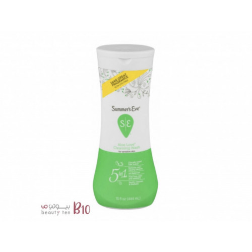 غسول المنطقة الحساسة ألو لوف للبشرة الحساسة من سمرز ايف - 444 مل غسول المنطقة الحساسة ألو لوف للبشرة الحساسة من سمرز ايف - 444 مل