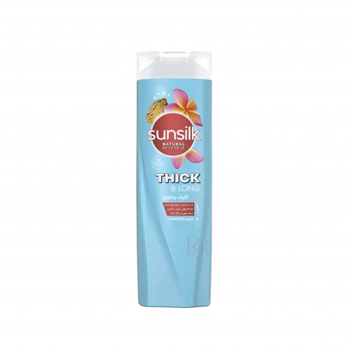 صانسيلك شامبو شعر كثيف و طويل مع البايوتين وزيت الخروع 400مل