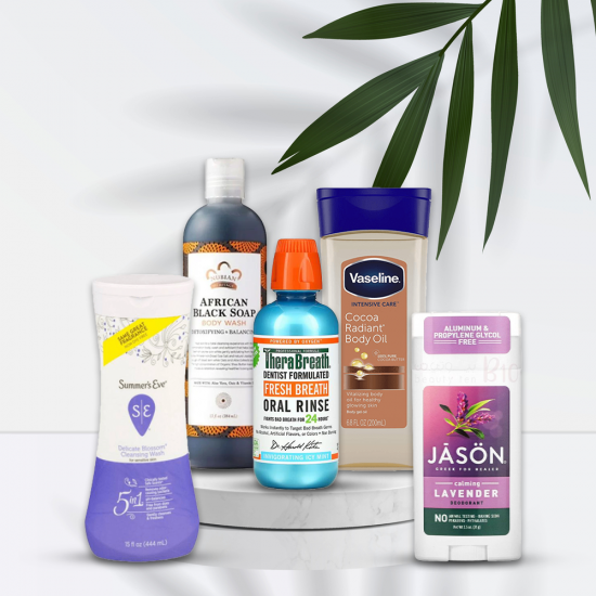 مجموعة العناية الصيفية للجسم