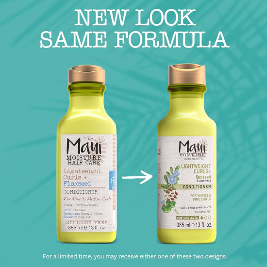 ماوي مويستشر بلسم خفيف الوزن لتجعيد الشعر ببذور الكتان  385مل