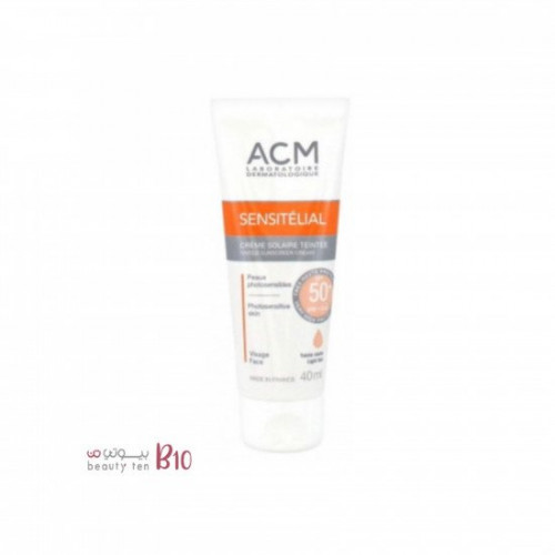 كريم واقي شمس ملون بحماية من الشمس SPF50 من ايه سي ام - 40 مل كريم واقي شمس ملون بحماية من الشمس SPF50 من ايه سي ام - 40 مل